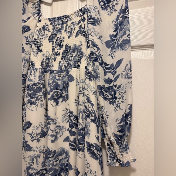 O.P.T Classic Smocked Midi Dress - Picture 4 of 9